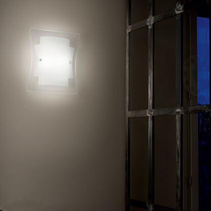 Ideal Lux - Nástenné svietidlo TRIPLO 1xE27/60W/230V priehľadné
