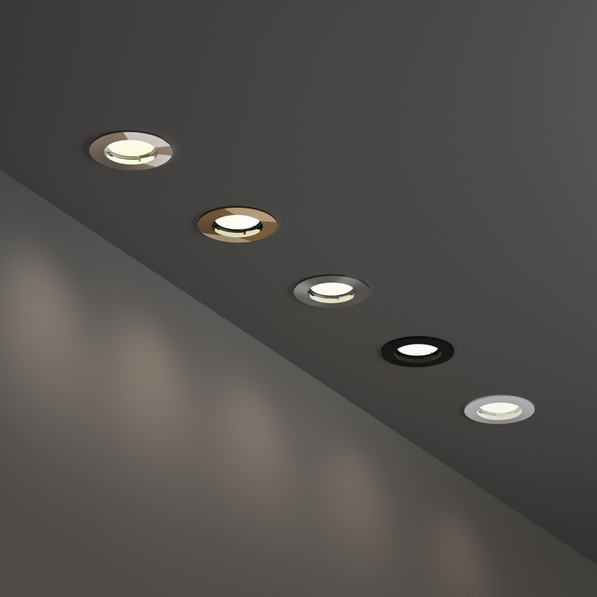 Ideal Lux - Podhľadové svietidlo JAZZ 1xGU10/50W/230V pr. 7,7 cm matný chróm