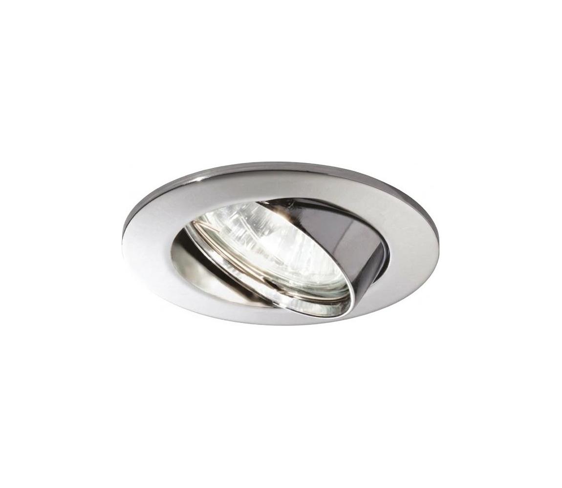 Ideal Lux - Podhľadové svietidlo SWING 1xGU10/28W/230V pr. 8,2 cm lesklý chróm 083131