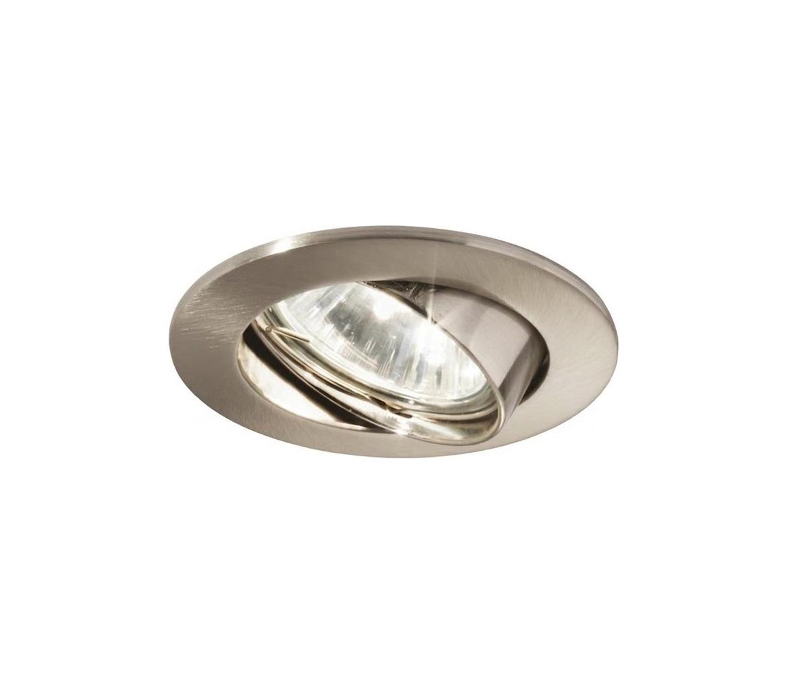 Ideal Lux - Podhľadové svietidlo SWING 1xGU10/28W/230V pr. 8,2 cm matný chróm 083148