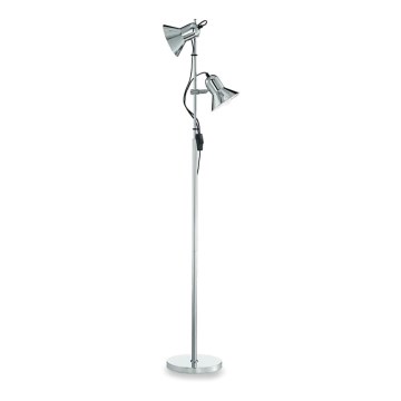 Ideal Lux - Stojacia lampa 2xE27/60W/230V lesklý chróm