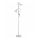 Ideal Lux - Stojacia lampa 2xE27/60W/230V strieborná