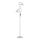 Ideal Lux - stojacia lampa POLLY 2xE27/60W/230V strieborná