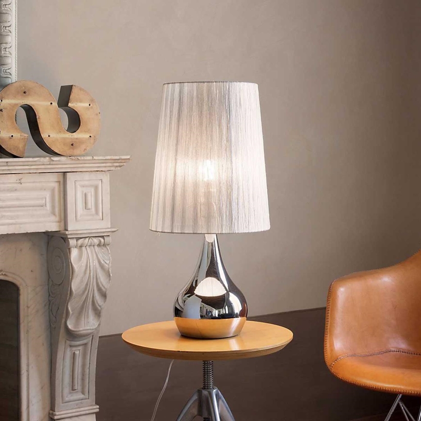 Ideal Lux - Stolná lampa 1xE14/40W/230V biela