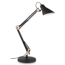 Ideal Lux - Stolná lampa 1xE27/42W/230V čierna