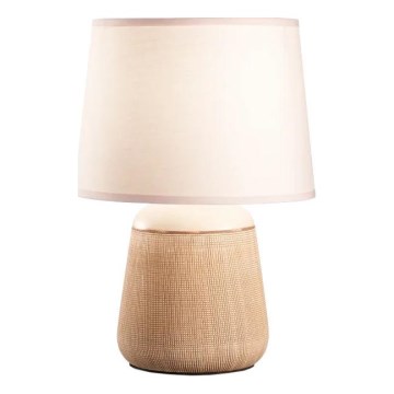 Ideal Lux - Stolná lampa KALI 1xE14/40W/230V keramika/krémová/béžová