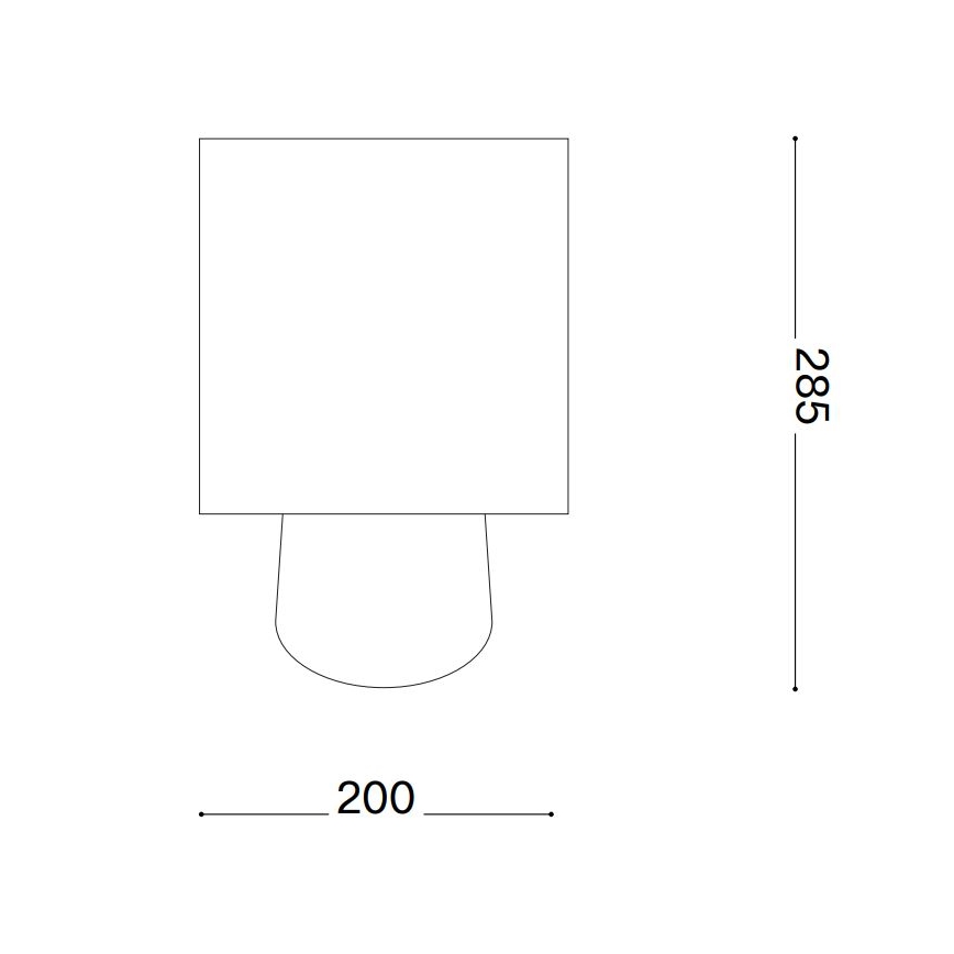 Ideal Lux - Stolná lampa KALI 1xE14/40W/230V keramika/krémová/béžová