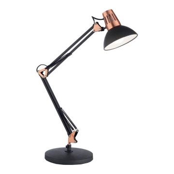 Ideal Lux - Stolná lampa WALLY 1xE27/42W/230V čierna/medená