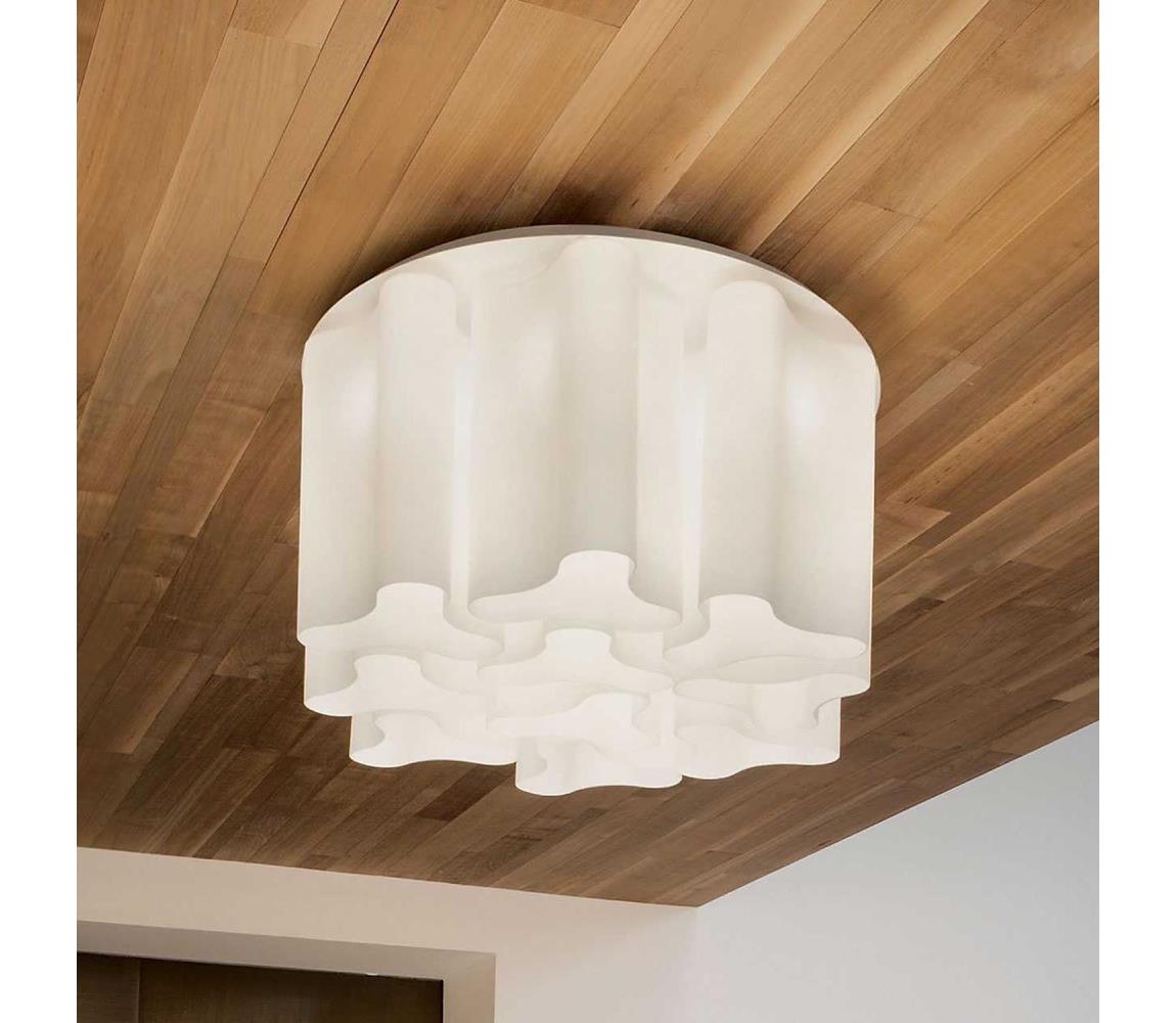Ideal Lux - Stropné svietidlo COMPO 10xE27/52W/230V, priemer 73,5 cm, biele 125510