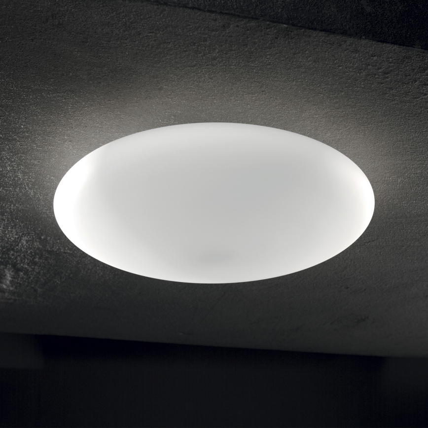 Ideal Lux - Stropné svietidlo SMARTIES 2xE27/42W/230V pr. 42,5 cm biela