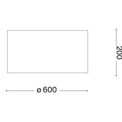 Ideal Lux - Stropné svietidlo WOODY 5xE27/60W/230V pr. 60 cm béžová