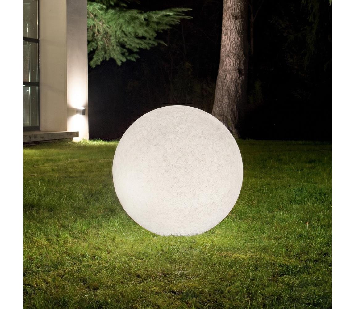Ideal Lux - Vonkajšia lampa DORIS 1xE27/60W/230V, priemer 58 cm, IP44, sivá 195490
