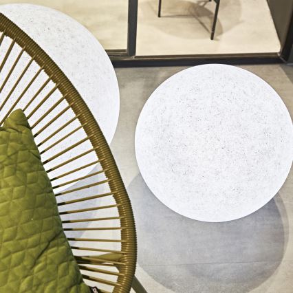 Ideal Lux - Vonkajšia lampa DORIS 1xE27/60W/230V, priemer 58 cm, IP44, sivá