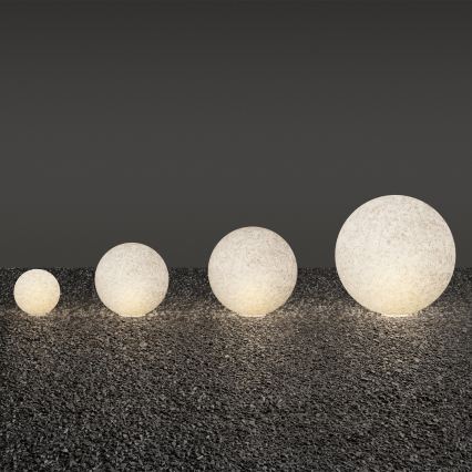 Ideal Lux - Vonkajšia lampa DORIS 1xE27/60W/230V, priemer 58 cm, IP44, sivá