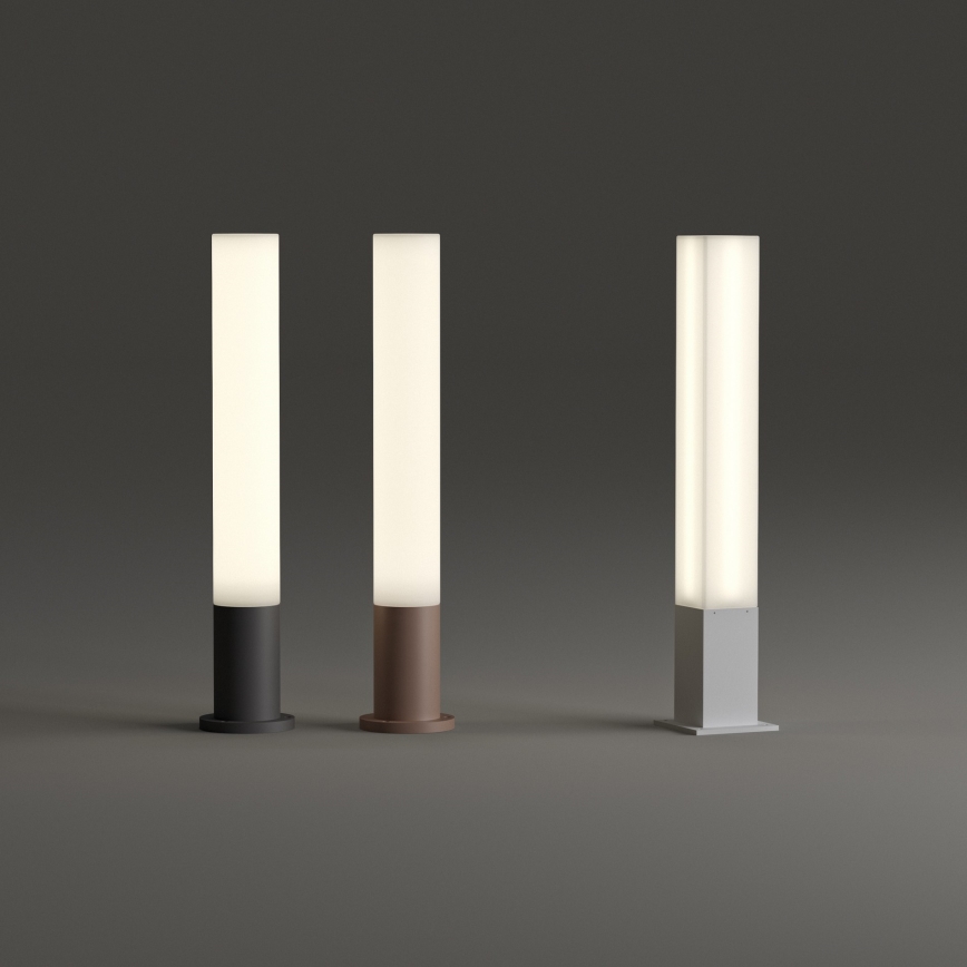 Ideal Lux - Vonkajšia lampa EDO OUTDOOR 1xGX53/15W/230V 80 cm IP65 hnedá