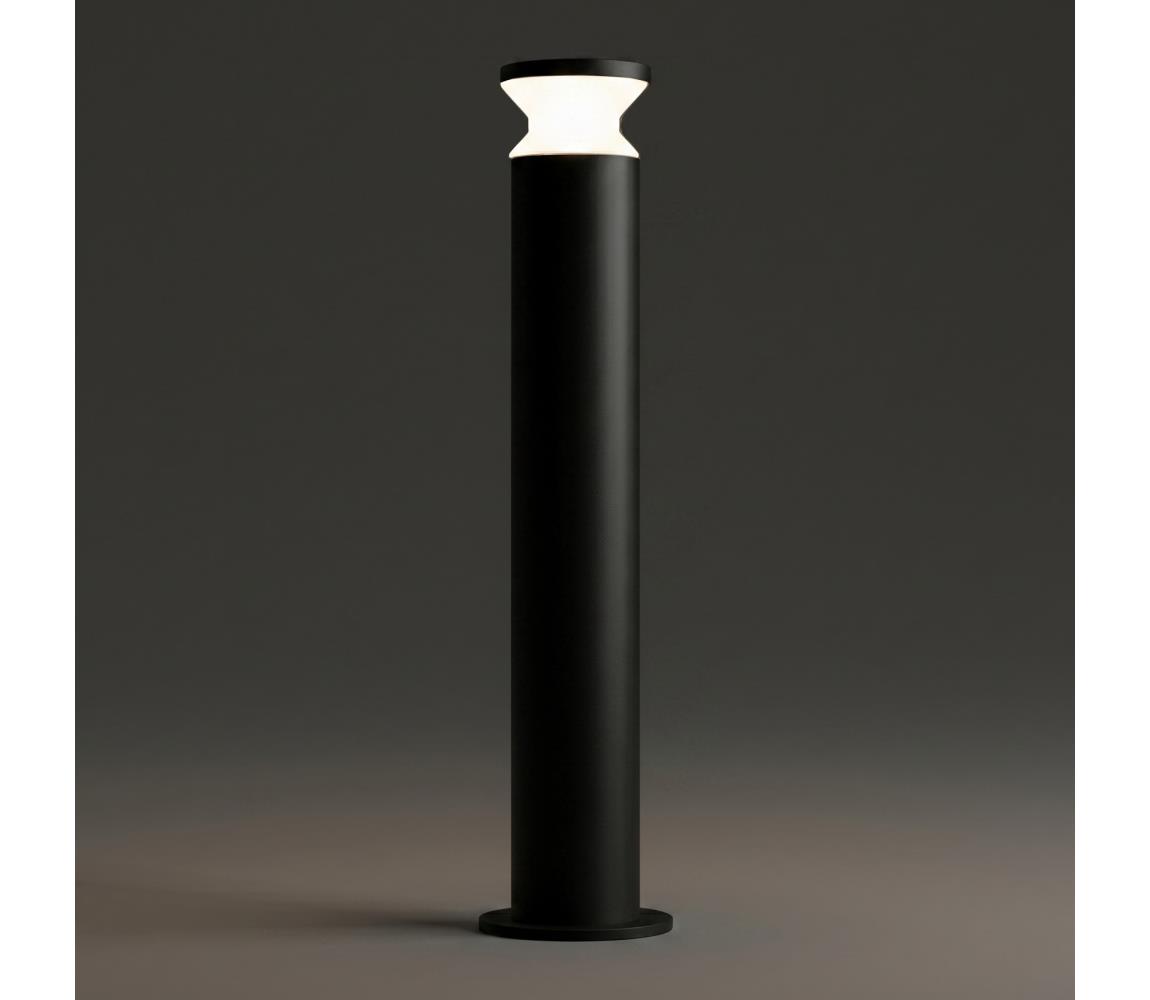 Ideal Lux - Vonkajšia lampa TORRE 1xE27/15W/230V 80 cm IP65 čierna 321639