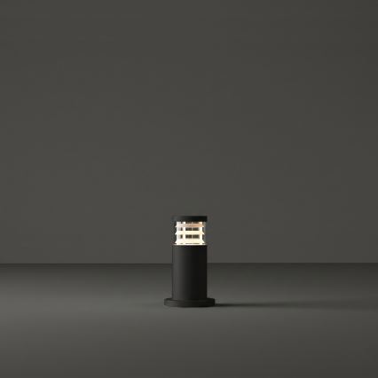 Ideal Lux - Vonkajšia lampa TRONCO 1xE27/42W/230V 25 cm IP65 čierna