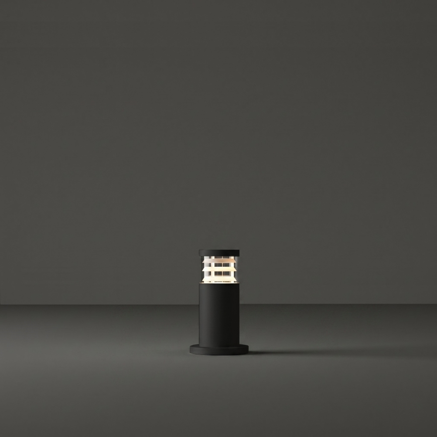 Ideal Lux - Vonkajšia lampa TRONCO 1xE27/42W/230V 25 cm IP65 čierna