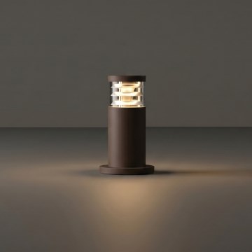 Ideal Lux - Vonkajšia lampa TRONCO 1xE27/42W/230V 25 cm IP65 hnedá