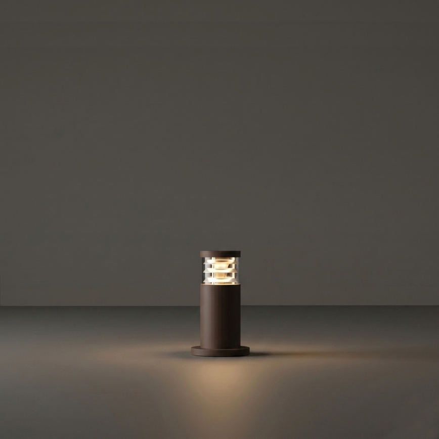 Ideal Lux - Vonkajšia lampa TRONCO 1xE27/42W/230V 25 cm IP65 hnedá