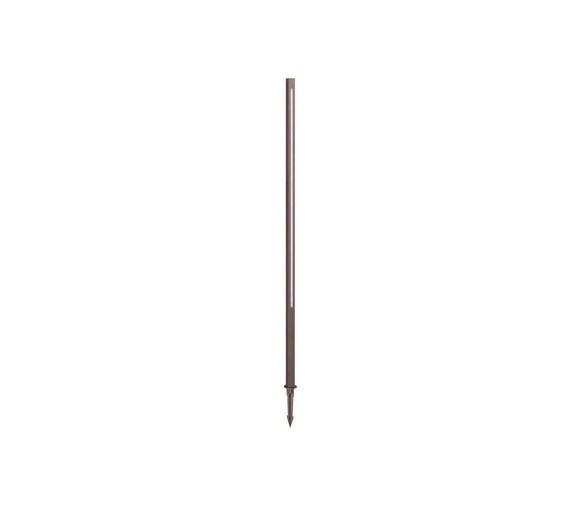 Ideal Lux - Vonkajšia LED lampa JEDI LED/19W/230V 120 cm CRI 90 IP65 hnedá 372280