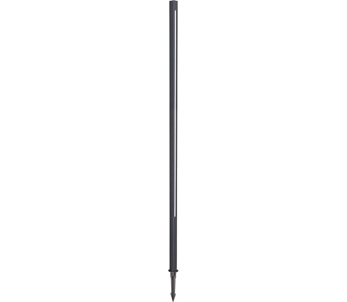 Ideal Lux - Vonkajšia LED lampa JEDI LED/25W/230V 160 cm CRI 90 IP65 antracit 306803