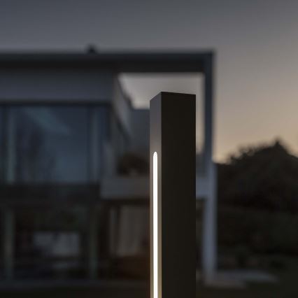 Ideal Lux - Vonkajšia LED lampa JEDI LED/25W/230V 160 cm CRI 90 IP65 antracit