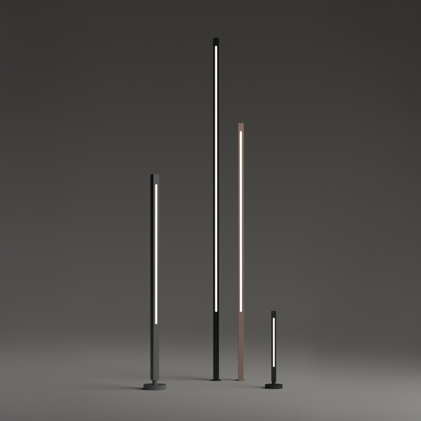 Ideal Lux - Vonkajšia LED lampa JEDI LED/25W/230V 160 cm CRI 90 IP65 antracit
