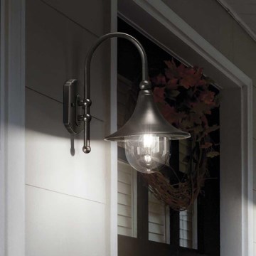 Ideal Lux - Vonkajšia nástenná lampa 1xE27/52W/230V IP43 patina