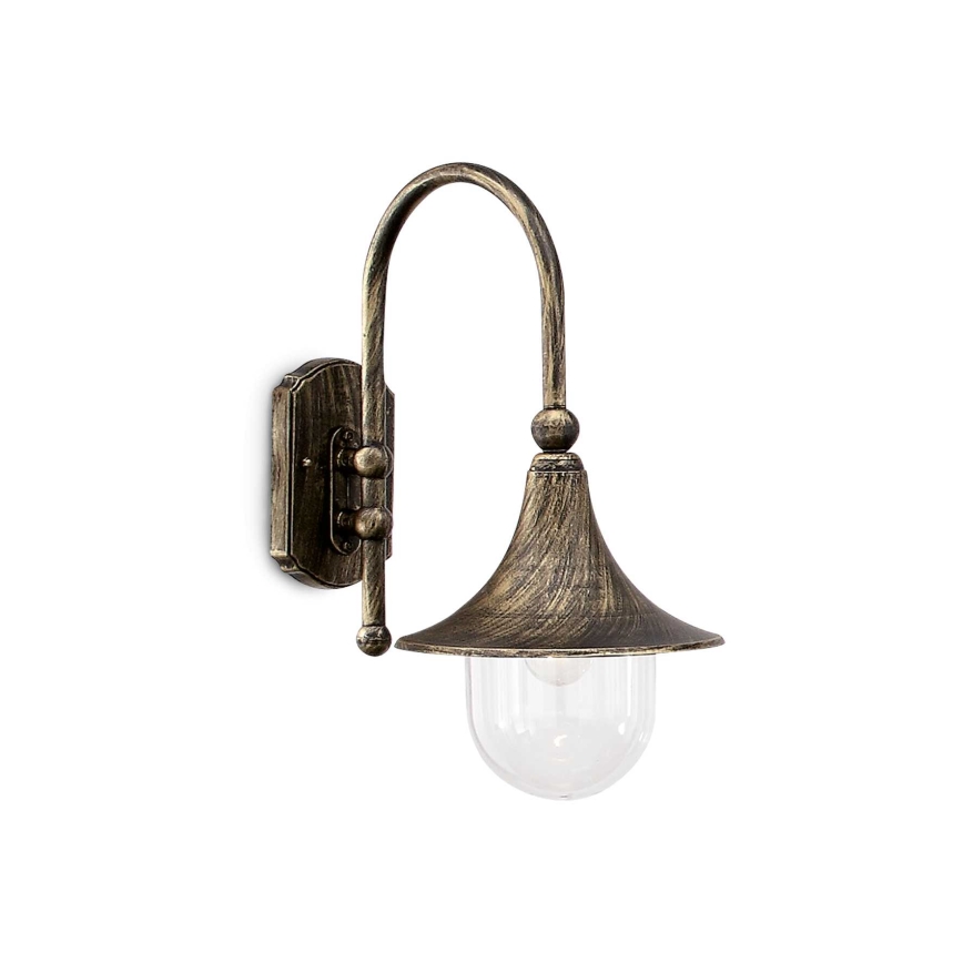 Ideal Lux - Vonkajšia nástenná lampa 1xE27/52W/230V IP43 patina