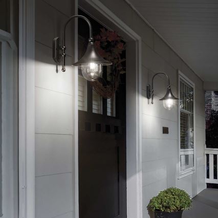 Ideal Lux - Vonkajšia nástenná lampa 1xE27/52W/230V IP43 patina