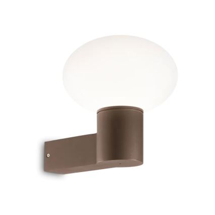 Ideal Lux - Vonkajšia nástenná lampa CLIO 1xE27/42W/230V IP44 hnedá