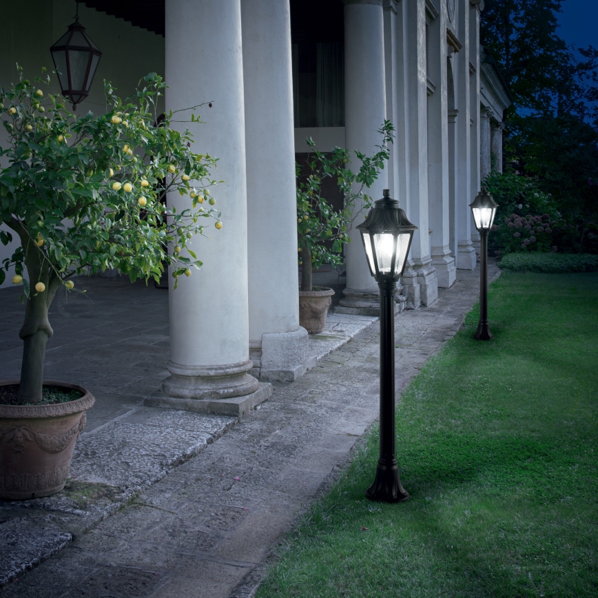 Ideal Lux - Vonkajšia stojacia lampa 1xE27/60W/230V čierna