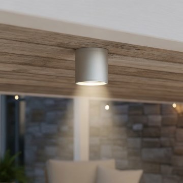 Ideal Lux - Vonkajšie bodové svietidlo GUN 1xGU10/28W/230V IP55 šedé