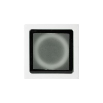 Ideal Lux - Vonkajšie bodové svietidlo TECHO 1xGU10/20W/230V 15x15 cm IP54 biela