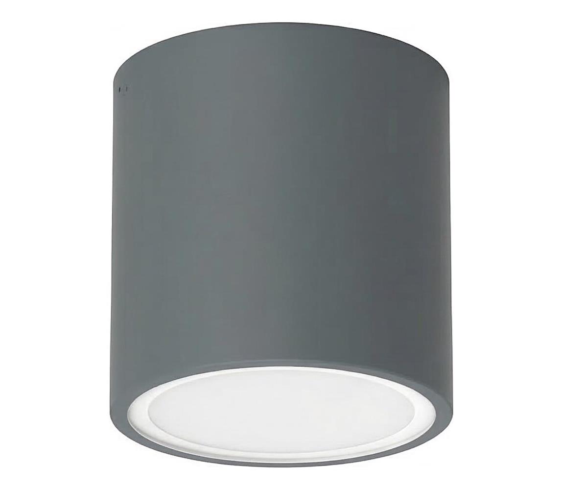 Ideal Lux - Vonkajšie bodové svietidlo TECHO 1xGU10/20W/230V pr. 9cm IP54 antracit 318110