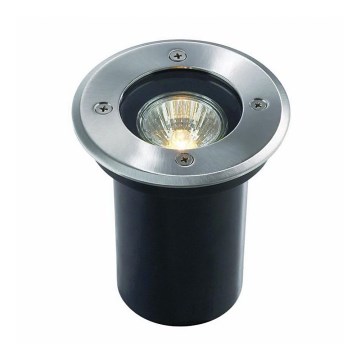 Ideal Lux - Vonkajšie nájazdové svietidlo PARK 1xGU10/20W/230V IP65 matný chróm