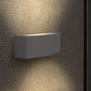 Ideal Lux - Vonkajšie nástenné svietidlo ANDROMEDA 1xE27/60W/230V IP55 antracit