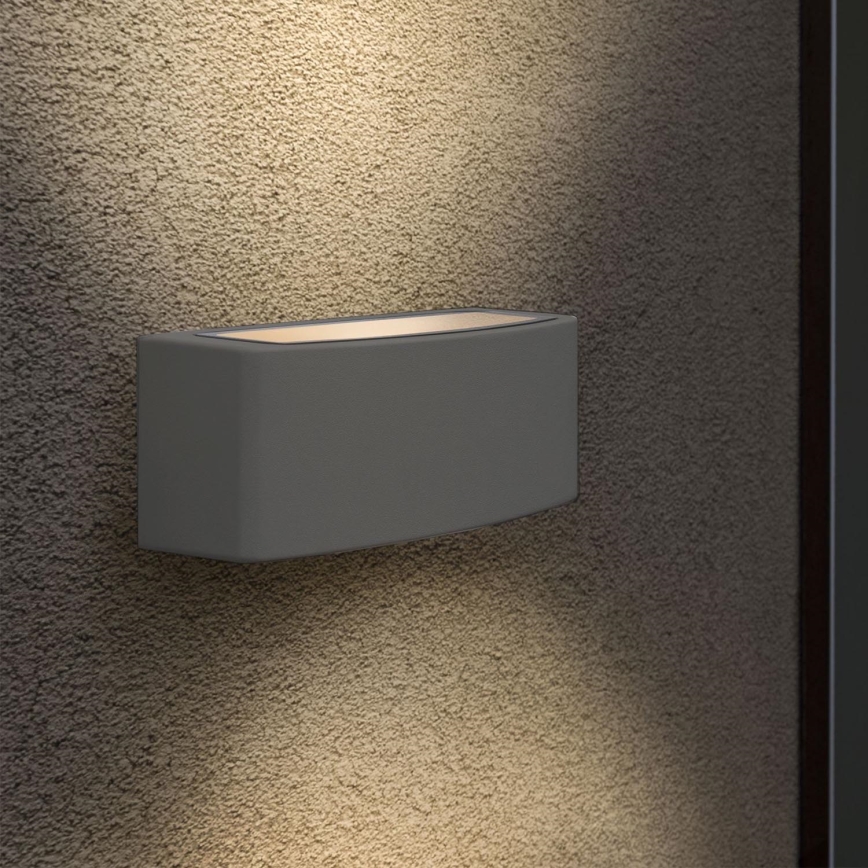Ideal Lux - Vonkajšie nástenné svietidlo ANDROMEDA 1xE27/60W/230V IP55 antracit