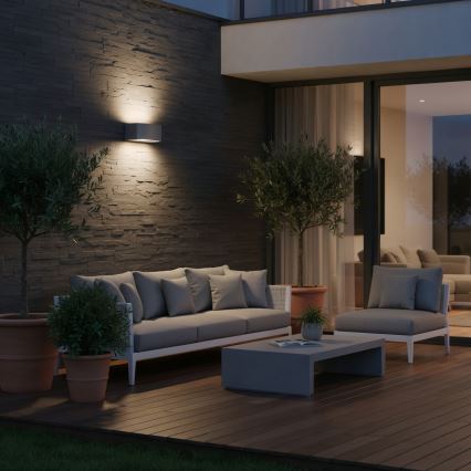 Ideal Lux - Vonkajšie nástenné svietidlo ANDROMEDA 1xE27/60W/230V IP55 antracit
