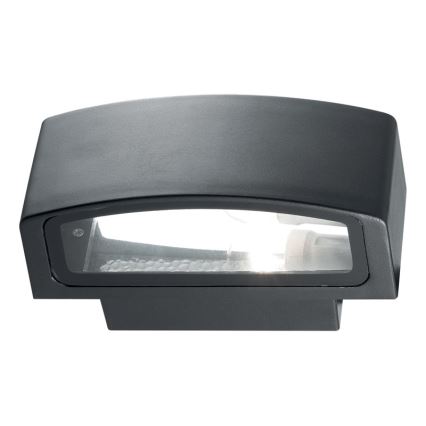 Ideal Lux - Vonkajšie nástenné svietidlo ANDROMEDA 1xE27/60W/230V IP55 antracit