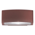 Ideal Lux - Vonkajšie nástenné svietidlo ANDROMEDA 1xE27/60W/230V IP55 hnedá