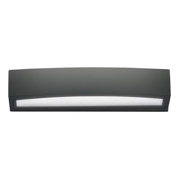 Ideal Lux - Vonkajšie nástenné svietidlo ANDROMEDA 2xE27/60W/230V IP55 čierna