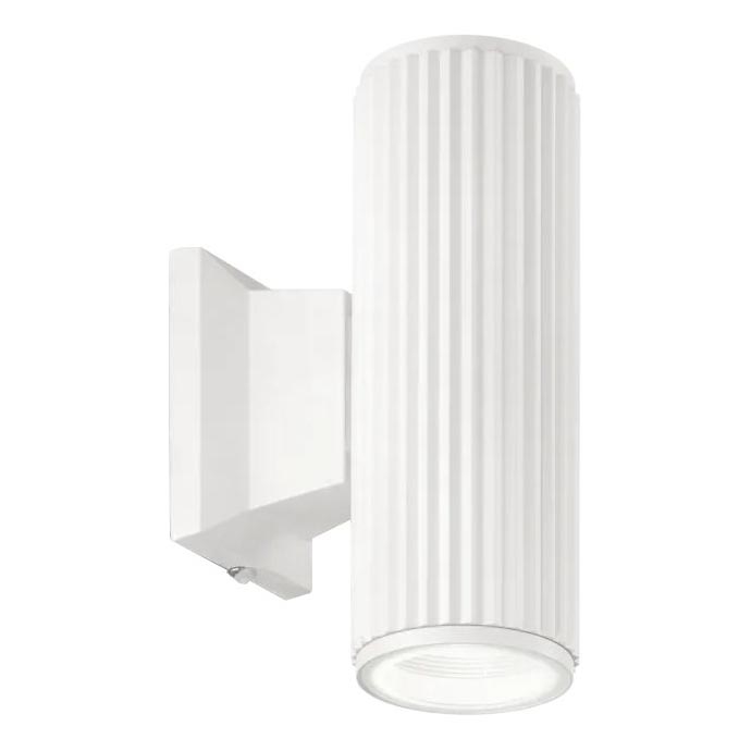 Ideal Lux - Vonkajšie nástenné svietidlo BASE 2xGU10/28W/230V IP44 biela