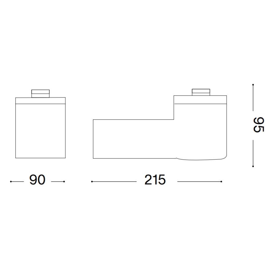 Ideal Lux - Vonkajšie nástenné svietidlo CLIO 1xE27/42W/230V IP44 hnedé