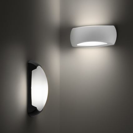 Ideal Lux - Vonkajšie nástenné svietidlo FELIX 1xE27/23W/230V IP66 čierna