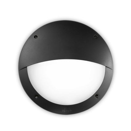 Ideal Lux - Vonkajšie nástenné svietidlo LUCIA 1xE27/23W/230V IP66 čierna