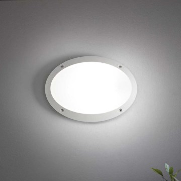 Ideal Lux - Vonkajšie nástenné svietidlo MADDI 1xE27/23W/230V IP66 biela