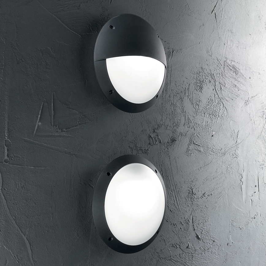 Ideal Lux - Vonkajšie nástenné svietidlo POLAR 1xE27/23W/230V IP66 čierne