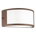 Ideal Lux - Vonkajšie nástenné svietidlo REX 1xE27/60W/230V IP44 hnedé